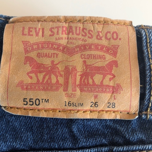 Levi’s 550 16 Slim Jeans 26x28 - Picture 5 of 8
